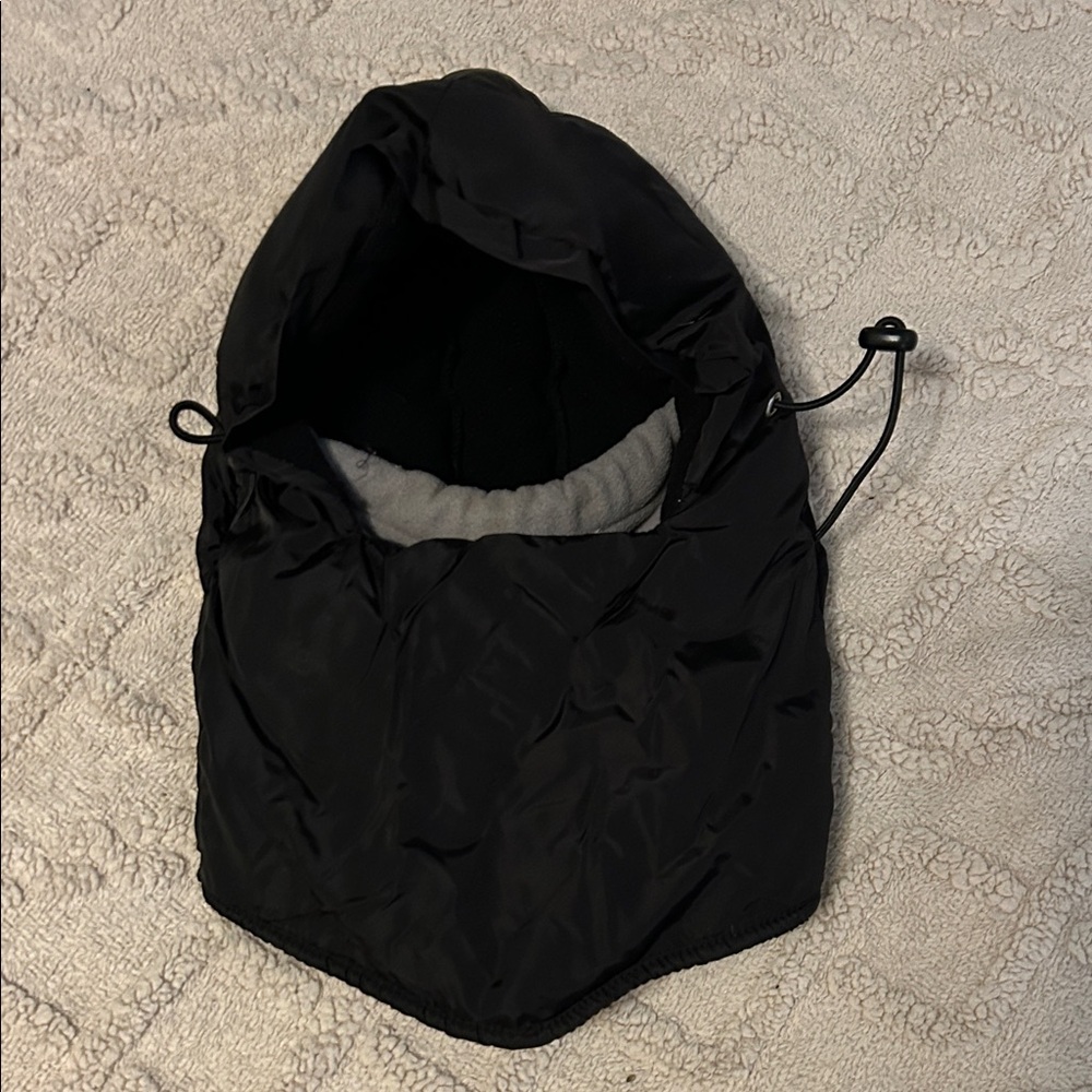 Black Hooded Neck Warmer